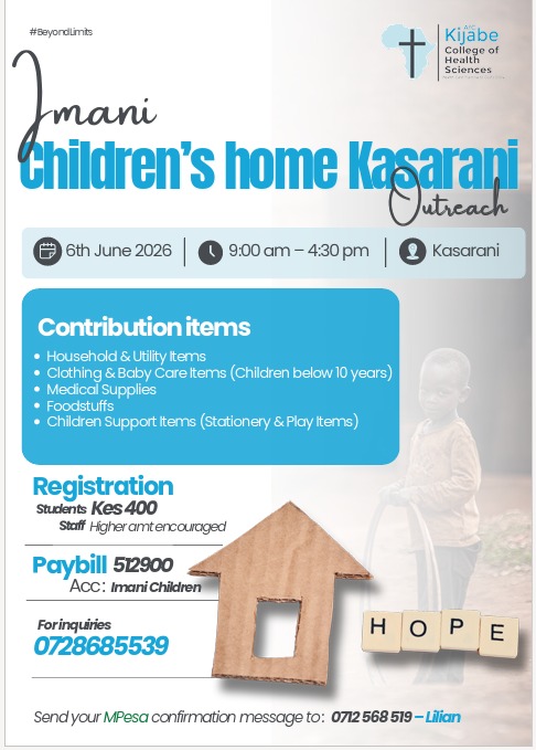 KCHS Outreach Initiative to Kasarani Children’s Home